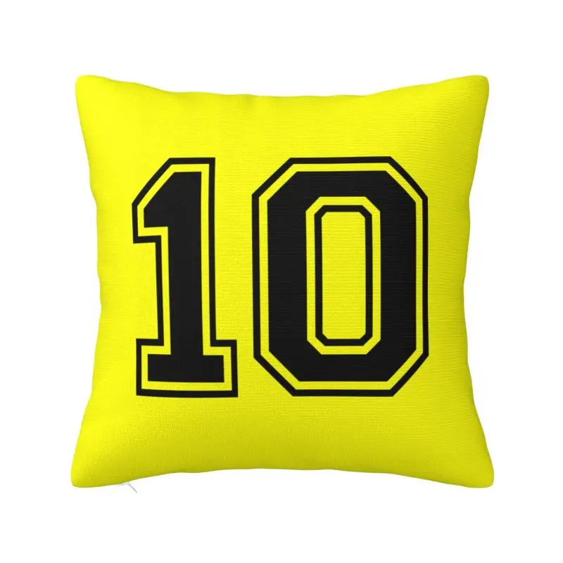

Nordic Number 10 Ten Sofa Cushion Cover Polyester Pillow Case