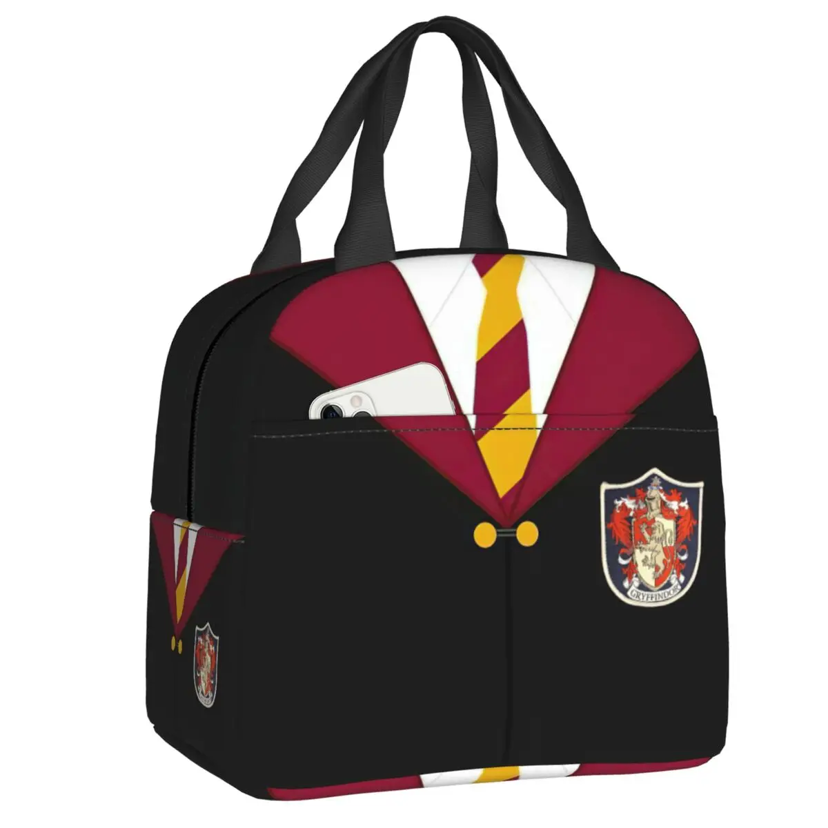 

Винтажные горшки, изолированная сумка для ланча для женщин, многоразовый охладитель, термальная коробка бенто, для офиса, работы, школы