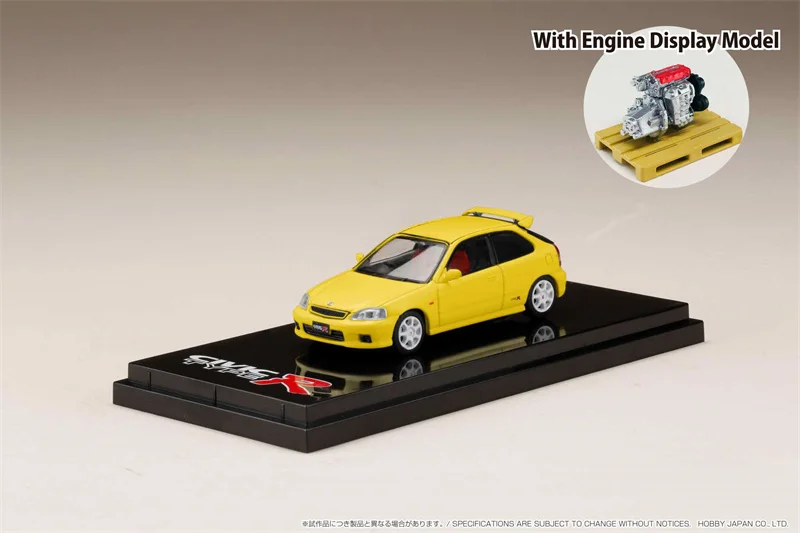 

Hobby Japan 1:64 Honda CIVIC TYPE R (EK9) Model Car
