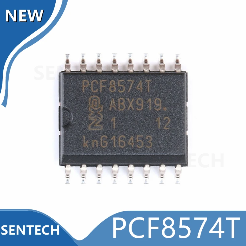 

10PCS/LOT 100% New Original PCF8574T SOIC-16 Number of IC I/O: 8 Clock frequency: 100kHz I/O EXPANDER I2C 8B