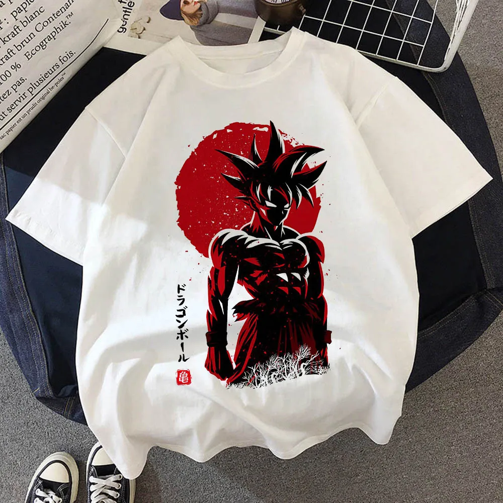 Новые детские футболки Dragon Ball футболка с Аниме Сон Гоку детская кавайная