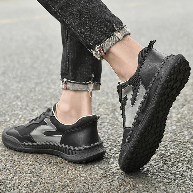 New Men's Golf Shoes Grass Comfort Walking Shoes Large Size 46 Fashion Men's Golf Shoes Mesh Breathable Men's Golf Sneakers