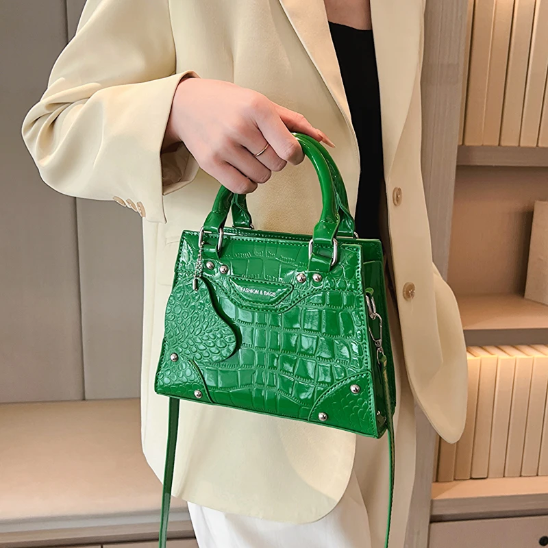 

Designer Bag Classic Women Handbag 2023 Luxury Crocodile Pattern Crossbody Shoulder Bag High Quality Pu Leather Ladies Bag Tote