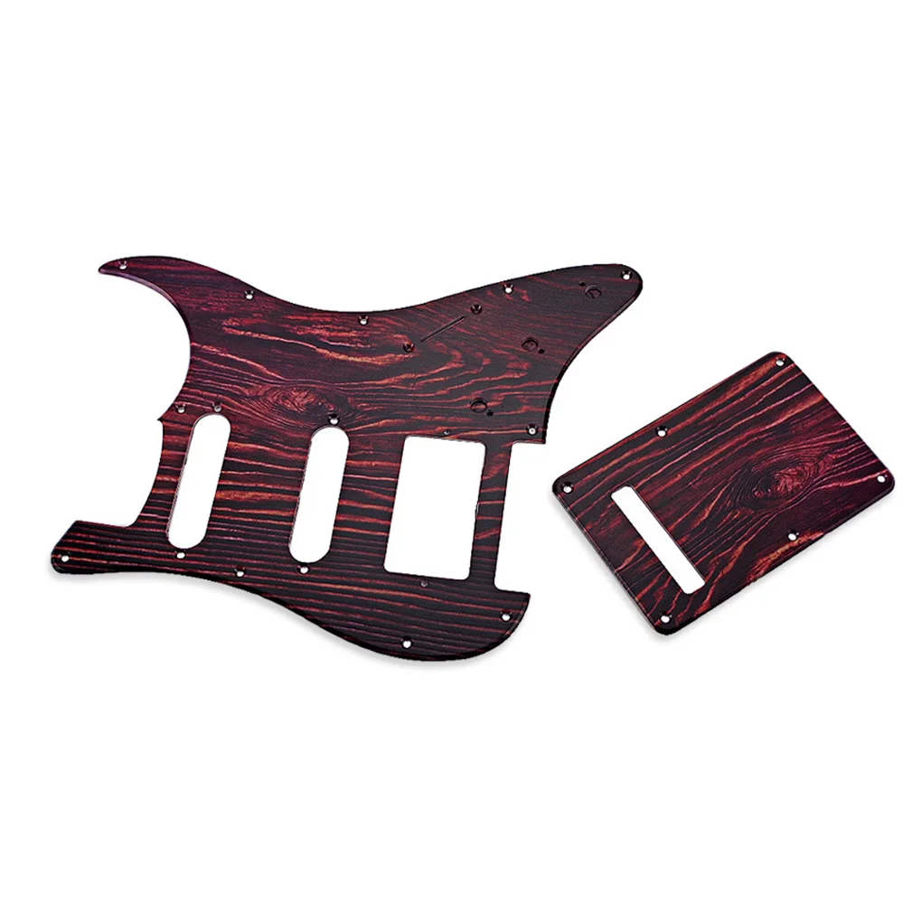 

Pickguard PVC Handmade Back Plate Solid Pickup Covers Guitar Parts Stable Standard Pickguard Screws Instrument Accessories