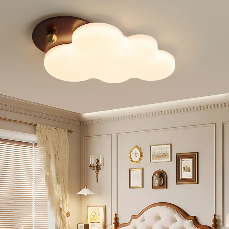 Потолочный светильник с облаком светодиодный для спальни простой ветер