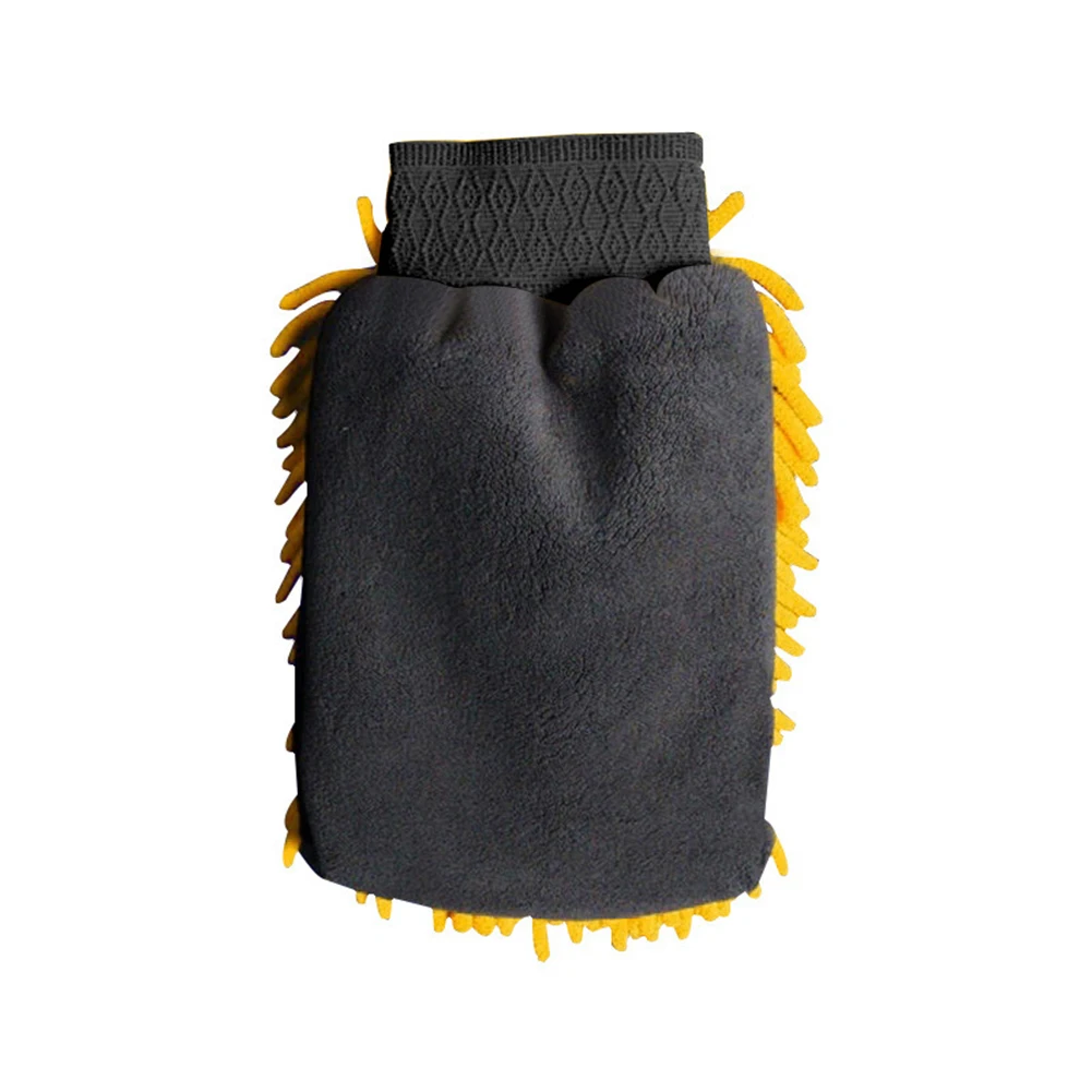 

Cleaning Gloves Car Wash Gloves 1PCS Coral Velvet Dual Sided Good Cleaning Ability Microfiber Mitt Hand Towels
