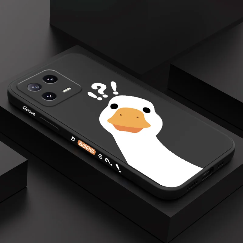 

Doubt Goose Phone Case For Xiaomi Mi 13 12 12T 12S 11 11T Ultra 10 10T 9 9T 9SE 8 Pro Lite 5G Liquid Silicone Cover
