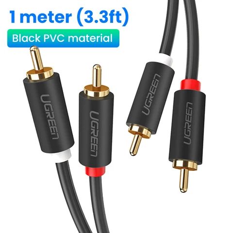 Аудиокабель UGREEN RCA 2RCA-2RCA