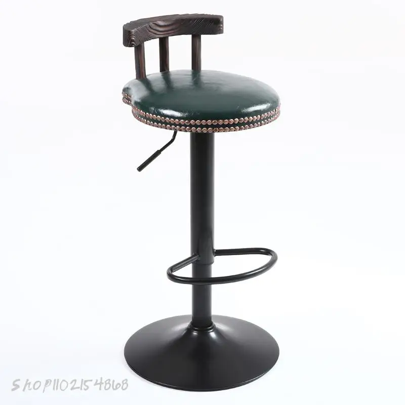 Барный стул Yihai в стиле ретро американская модель подъемный вращающийся для кафе