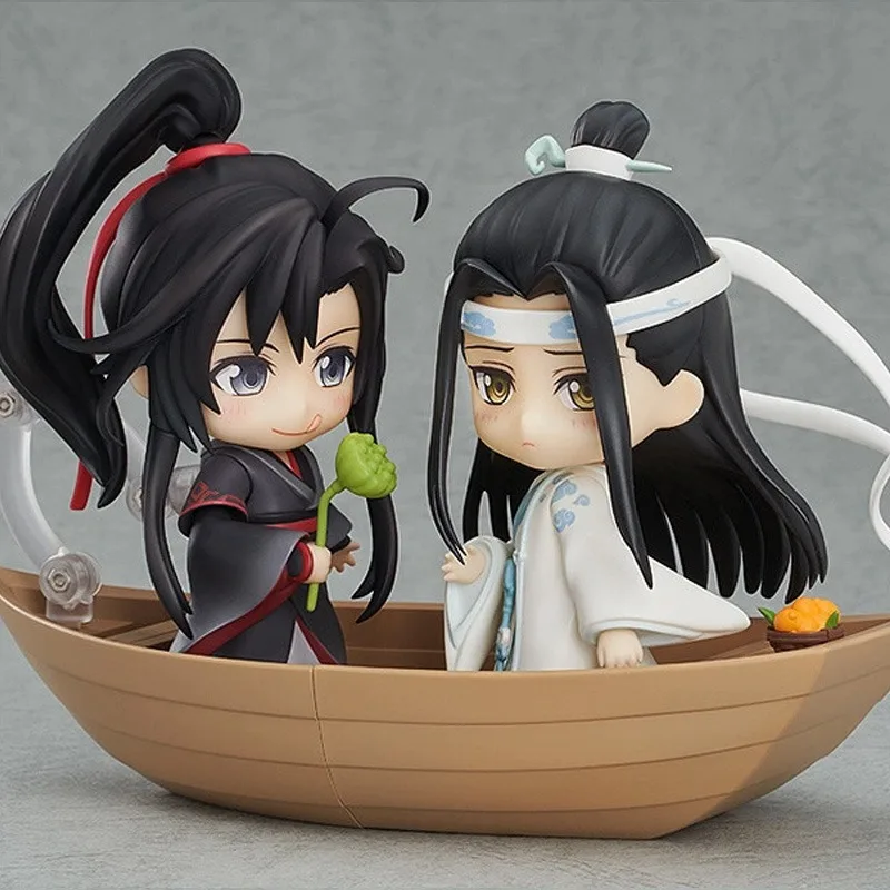 Фото В наличии оригинальная хорошая улыбка Nendoroid GSC 1068-DX Wei Wuxian GSC 1109-DX Lan Wangji Patriarch Ver аниме фигурка игрушки подарок №5