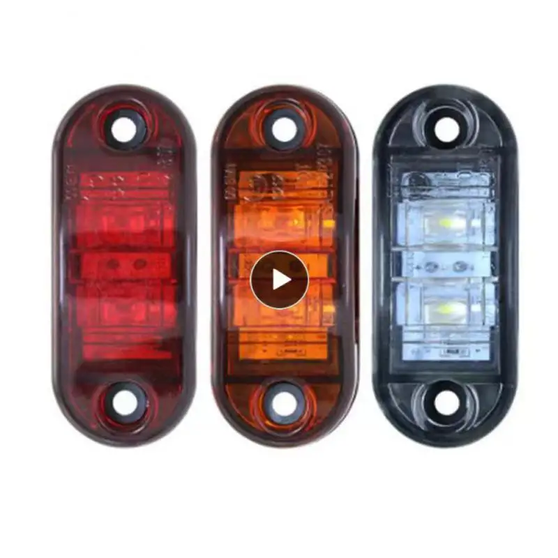 

Car Accessories 2led Piranha Truck Side Light Waterproof High Brightness Side Clearance Marker Light Lamp 12v 24v Universal