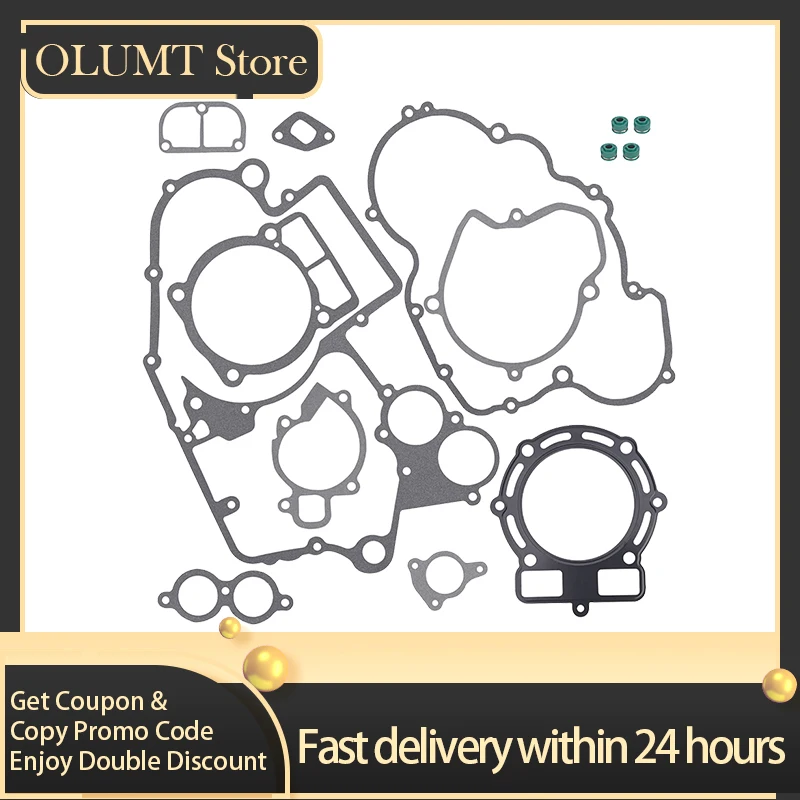 

Комплект прокладок крышки цилиндра двигателя мотоцикла для 250 400 450 520 525 SXS SX SMS XC-W XCW MXC ATV EUROPE RACING 540