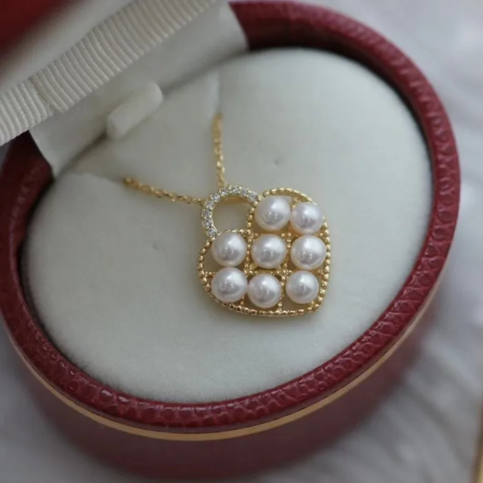 

Разноцветные жемчужные бусины в форме сердца, искусственные украшения, подарки