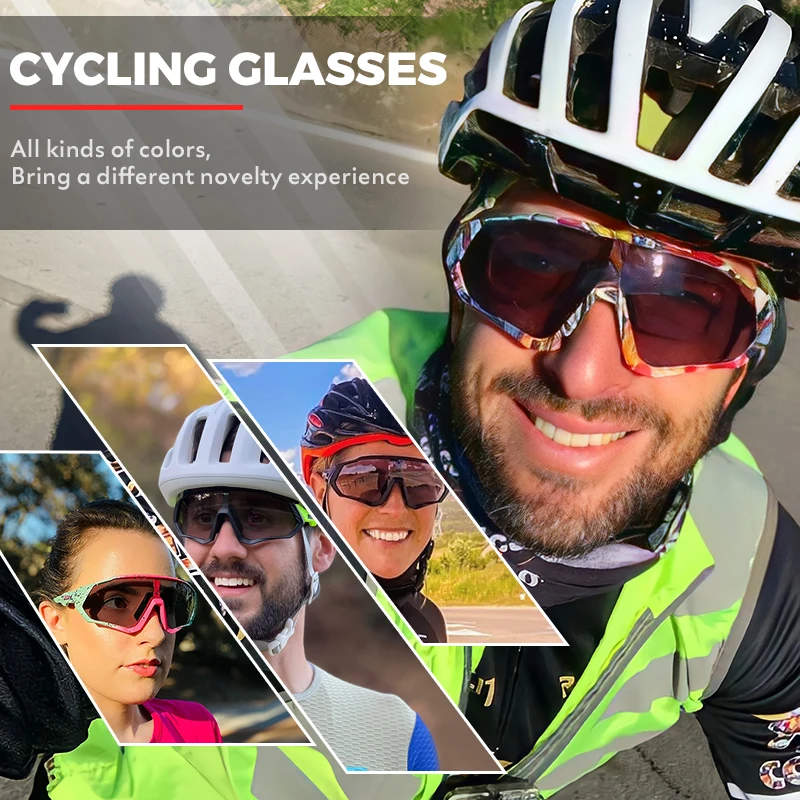 Kapvoe Photochrome Radfahren Sonnenbrillen Männer Frauen Sport Straße Mtb Mountainbike Fahrrad Brille Radfahren Brille Brillen Goggle