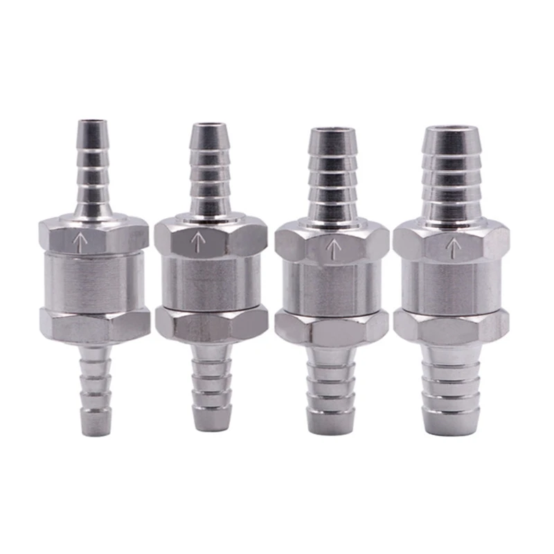 

One-Way Non-Return Water Inline Fluids Check Valves For Fuel Liquid 6/8/10/12mm Drop Shipping