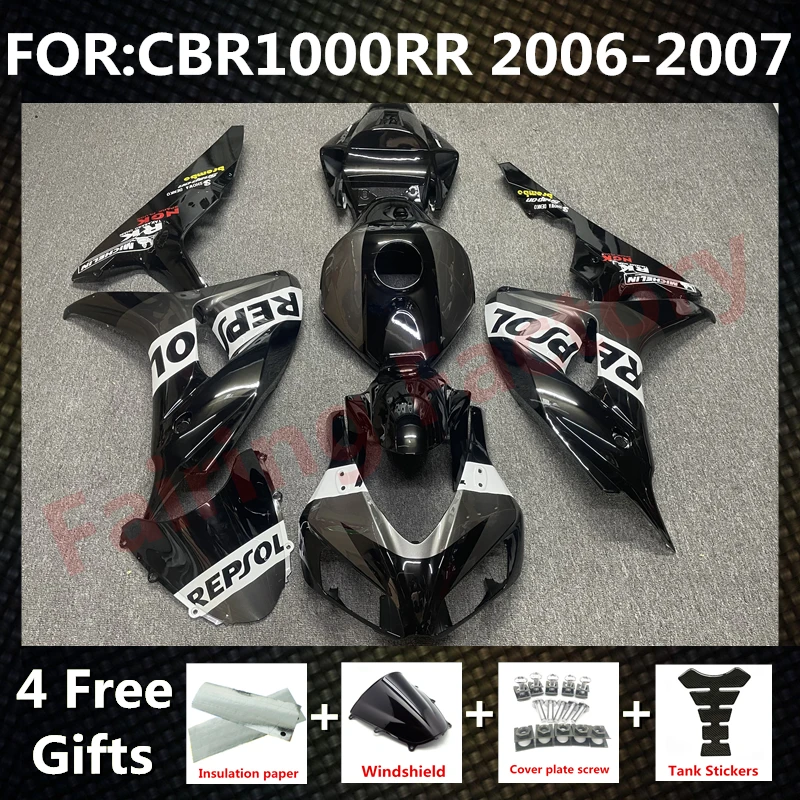 

NEW Abs Motorcycle Whole Fairings kit fit for CBR1000RR CBR1000 06 07 CBR 1000RR 2006 2007 Bodywork full Fairing set repsol