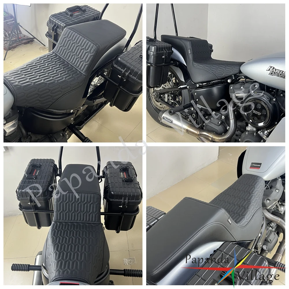Чехлы на сиденья мотоцикла Harley Softail 2-UP для Street Bob Slim FLSL Deluxe Heritage Classic Moto Seat Cushion