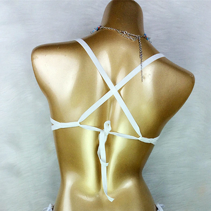 Женский костюм для танца живота карнавальный комплект с бюстгальтером на