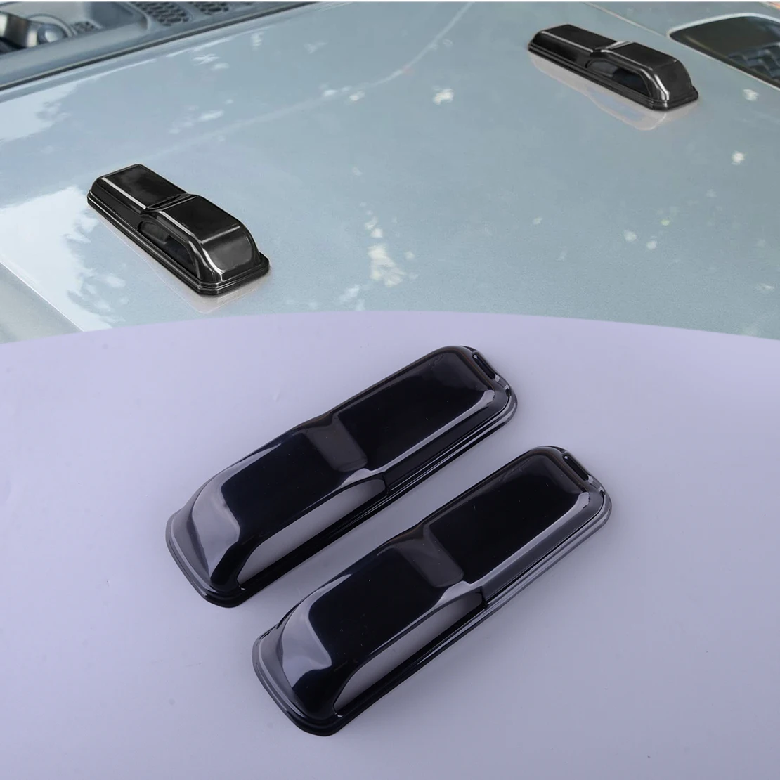 

Новинка, 1 пара, накладки на крышку капота переднего двигателя, для Jeep Wrangler JLU Gladiator JT, 2 двери, 4 двери, 2021 2020