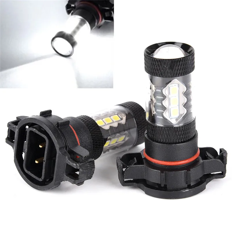Фото 2 шт./лот 144 SMD H16 PSX24W Автомобильные противотуманные фары высокой мощности, фары дальнего света DRL для 12 вольт постоянного тока №3