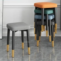 household light luxury stool stackable square stool fashion living room modern simple dining table bedroom dressing stool