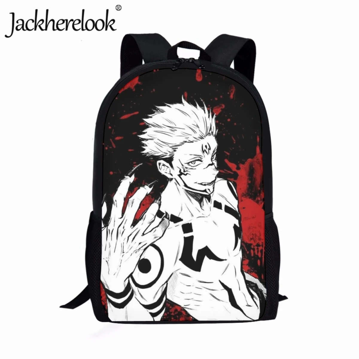Jackherelook Anime School Bags Jujutsu Kaisen Gojo Satoru Bookbag Child Girls School Backpack Bag Fashion Youth Boys Travel Bag