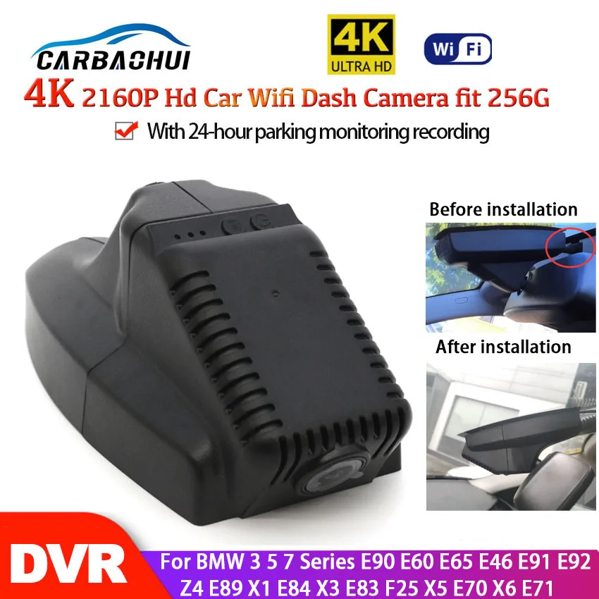HD 4K Car DVR Digital Video Recorder Dash Cam For BMW 3 5 7 Series E90 E65 E46 E91 E92 Z4 E89 X1 E84 X3 E83 F25 X5 E70 X6 E71