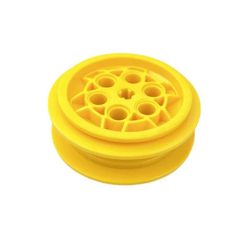 Фото Технический строительный блок: шина и ступица (размеры 62,4 × 20 мм) — компонент для сборки и модификации моделей автомобилей MOC. №5