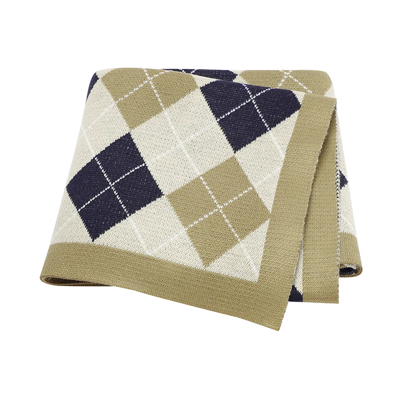 

Newborn Baby Blankets Swaddle Wrap 90*70cm Knitted Infant Kids Boys Girls Stroller Bedding Sleeping Covers Chidlren Quilts Mats