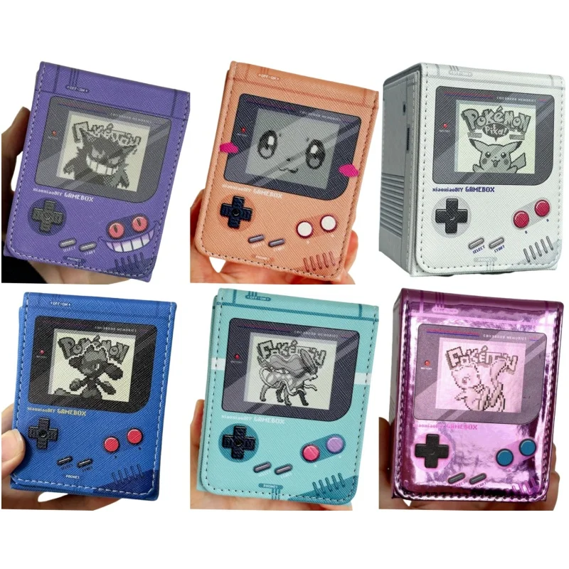 Карточная коробка Gengar Mew Eevee Riolu Suicune Ptcg Diy Высококачественная портативная