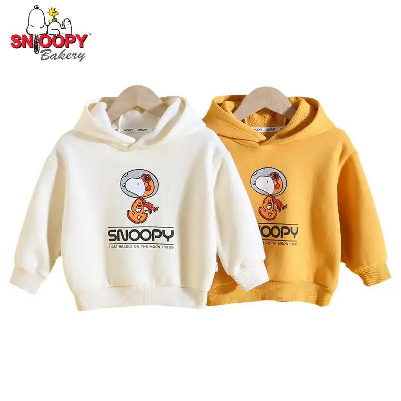 

Kids Hooded Sweater Boys Girls Clothes Cartoon Snoopy Hoodie Sweatshirt Tops Girl Autumn Winter Hoodies Coat Clothing 2-9 Years