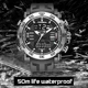 FOXBOX Military Watch Waterproof Wristwatch Alarm Watches Mens Sport Dual Display Watch Digital Watch for Men Relogio Masculino Other Image