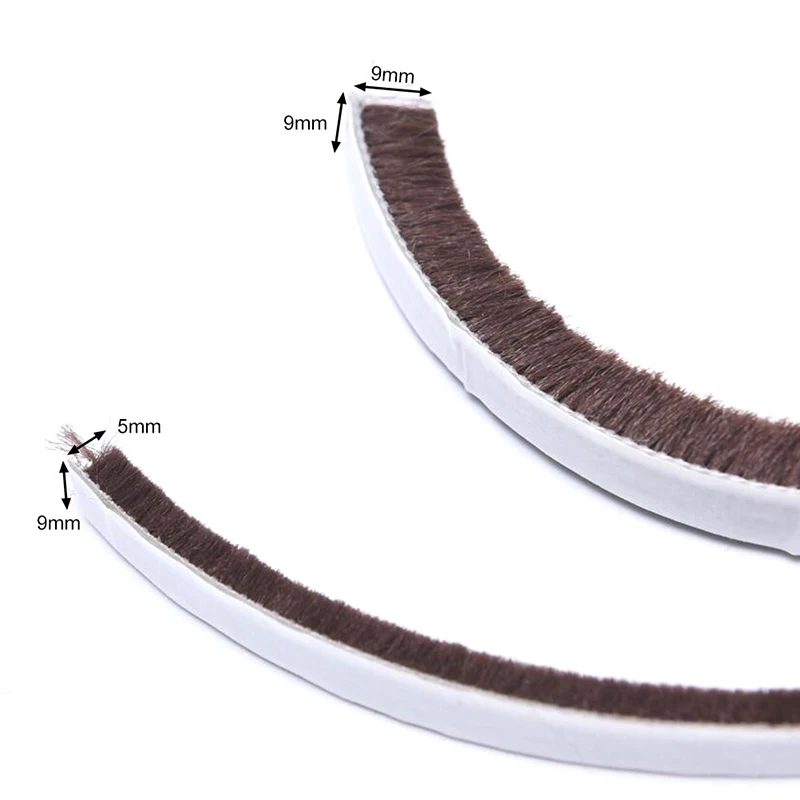 5 м дверная оконная рама щетка уплотнитель уплотнительная лента изоляция для