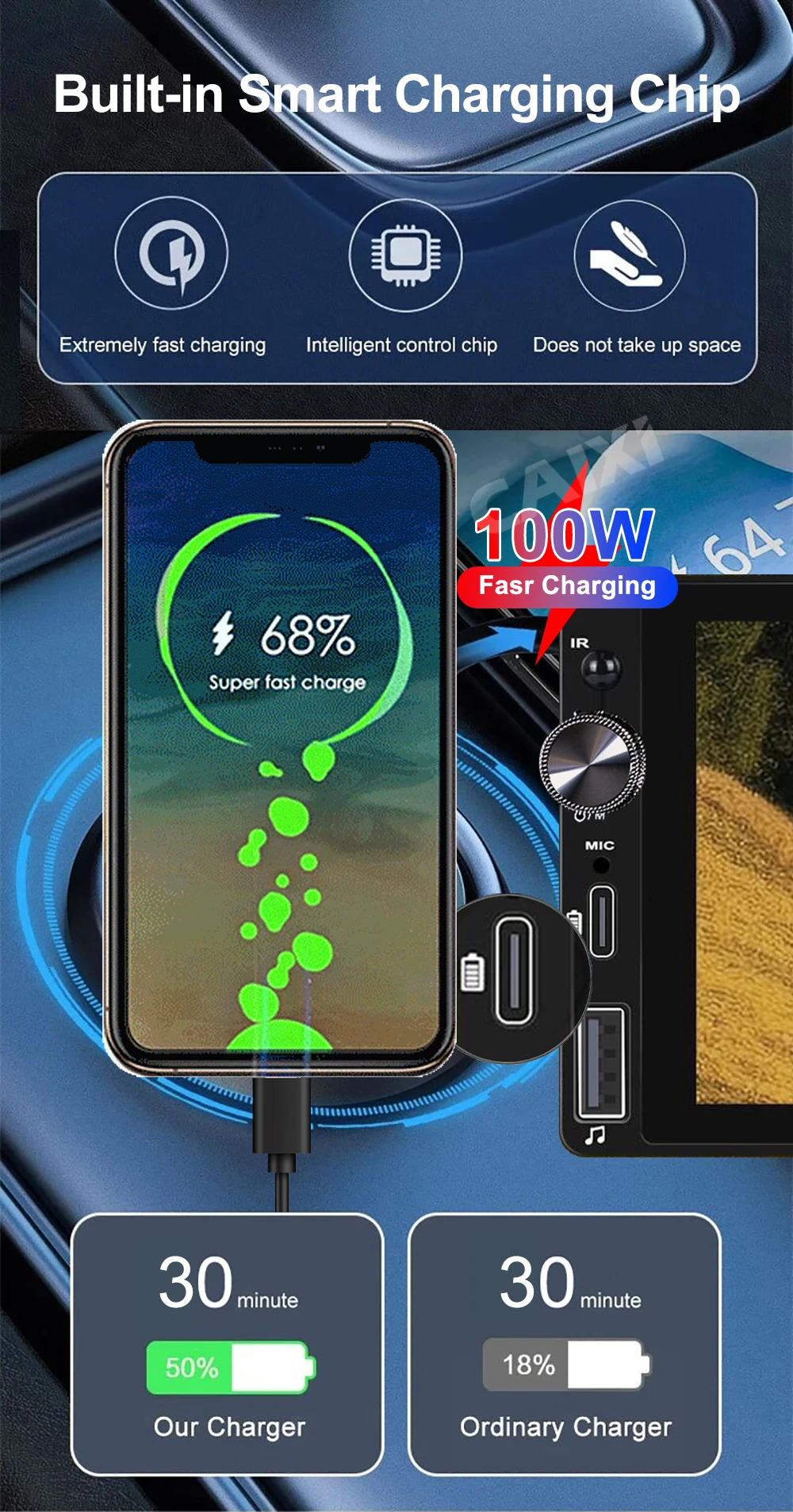 LEHX L6Pro 1 Din 6 9-дюймовый автомобильный Android-радио Мультимедиа Беспроводной Carplay