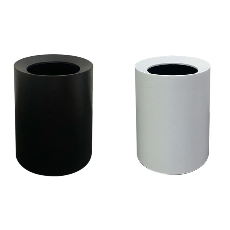 

Nordic Creative Simple Trash Can Japanese Style Home Living Room Bathroom Uncovered Double Office Paper Bucket
