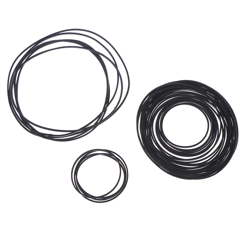 

1pack Mix Cassette Tape Replacement Rubber CD DVD Cassette Tape Recorder Turntable Strap Belt For CD-ROM Video Machines