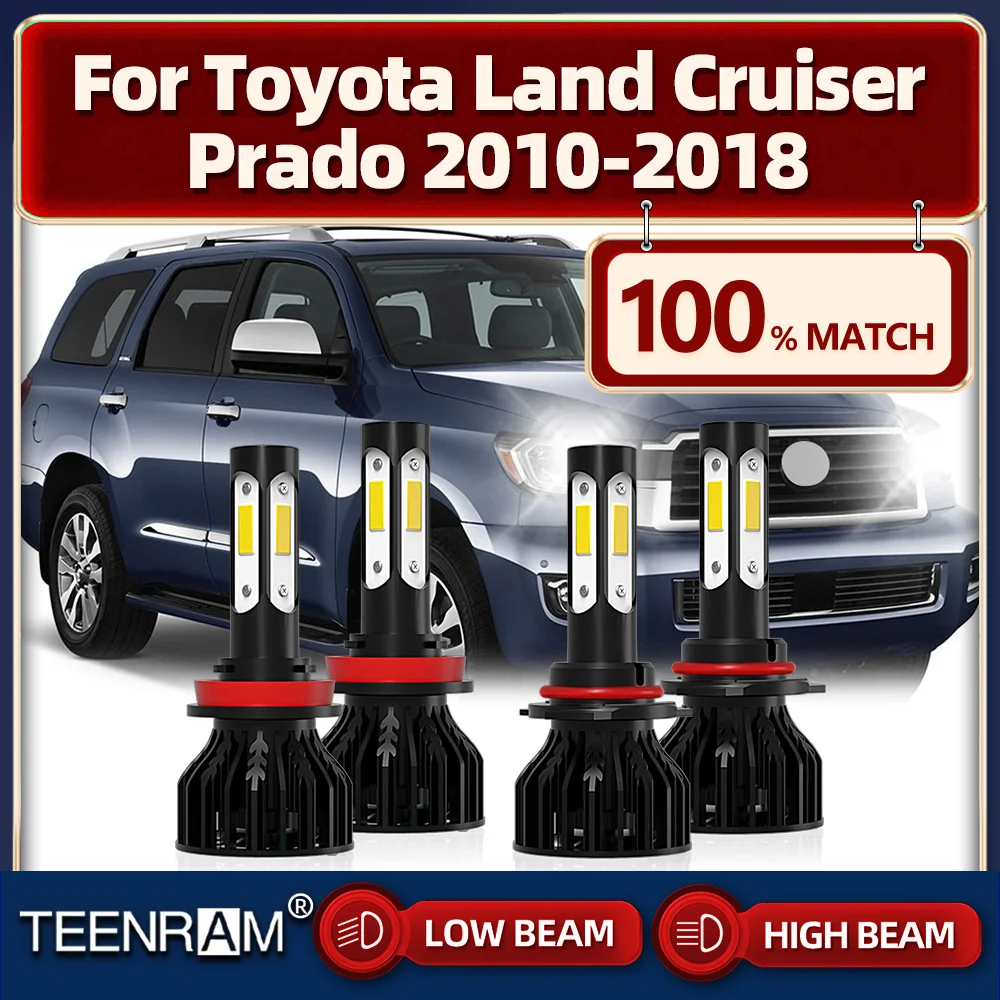 Светодиодные автомобильные фары 40000LM Автомобильные 12 В дальнего ближнего света