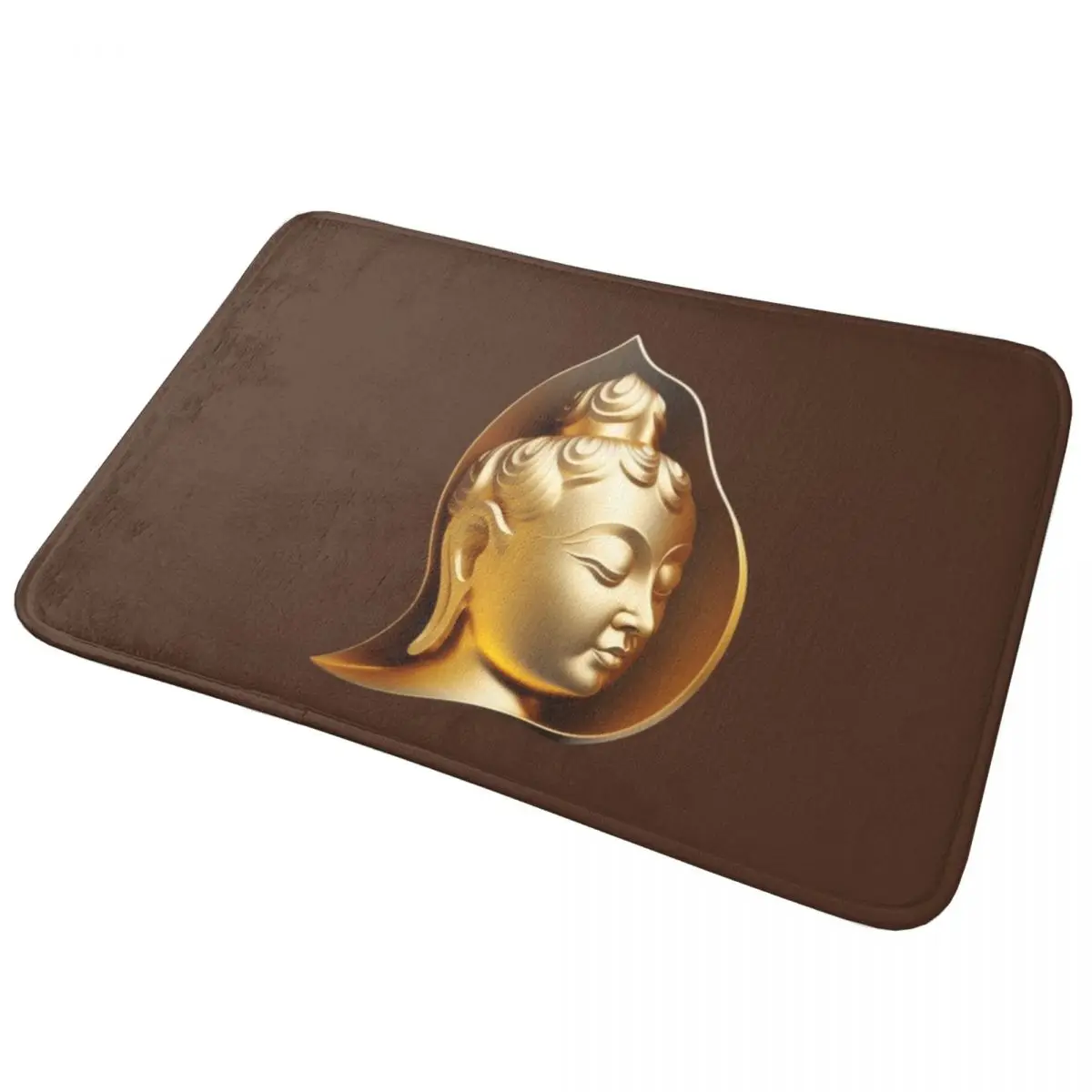 

Unique Buddha Artwork Doormat Non-slip Super Absorbent Bathroom Floor Mats Home Entrance Rugs Living Room Bedroom Carpet Footpad