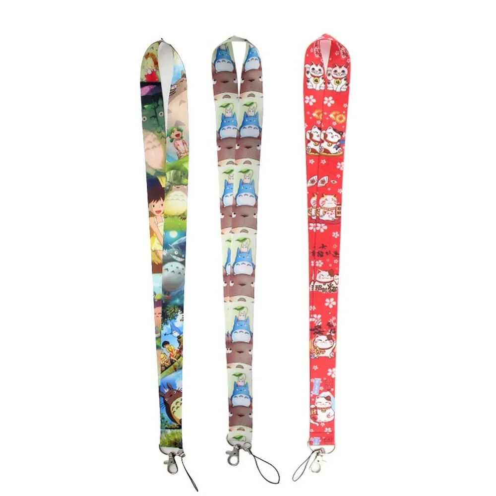 

Anime Tonari no Totoro Neck Strap Phone Key ID Card Holder Lanyard Key DIY Hang Rope Lanyards