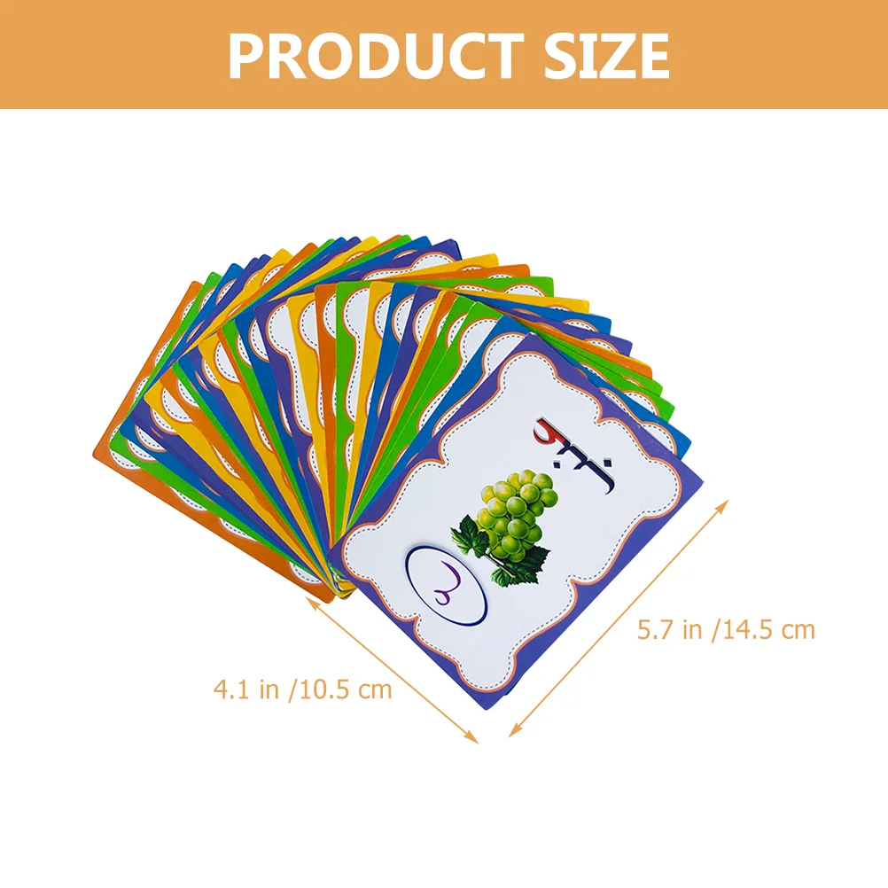 

Learning Toy Arabic Word Games Kindergarten - Card Flash Cards Paper Educational Children Alphabet