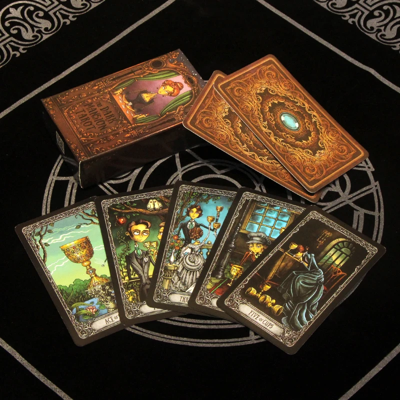 2022 New Arrive Interactive Desktop Tarot With Guidebook Table Game Deck Entertainment Playing Card Board Gift |
