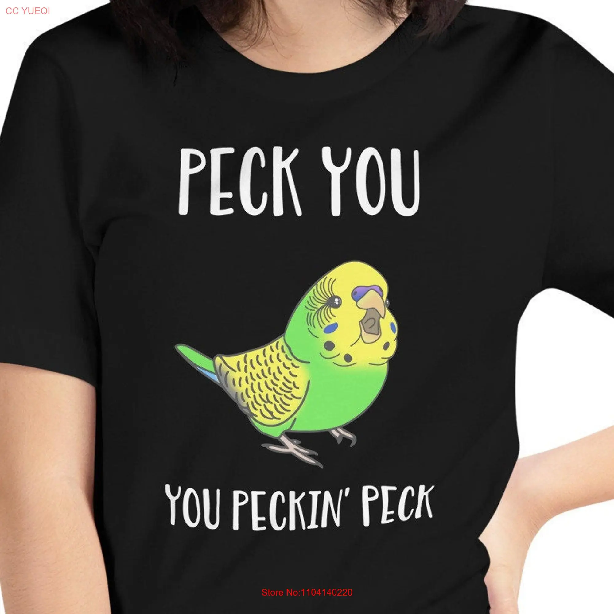 Футболка Peck you peckin Green Budgie синяя футболка budgerigar с длинным или коротким рукавом