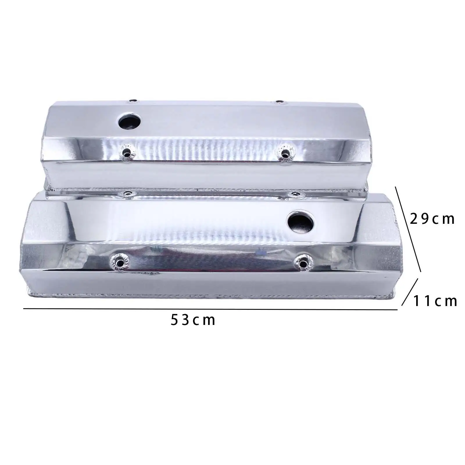 

2 шт., крышки клапанов двигателя, аксессуары, замена для Chevrolet Sbc 350 327