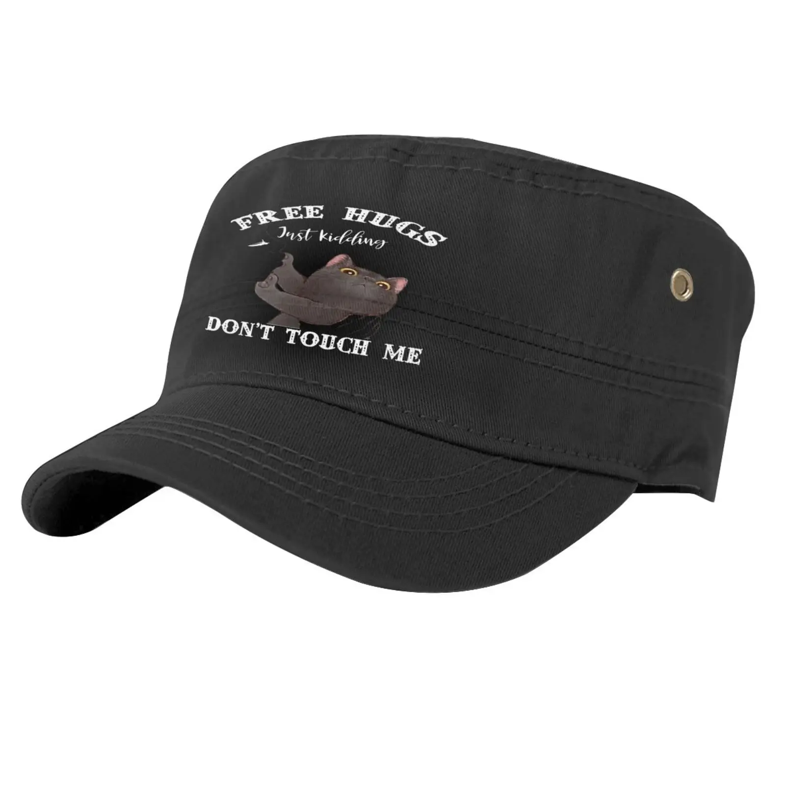 

Cat Free Hugs Just Kidding Don Cap Summer Men's Winter Hat Hats Hat Baseball Caps Women's Winter Hat 2021 Cap Male Women's Hat