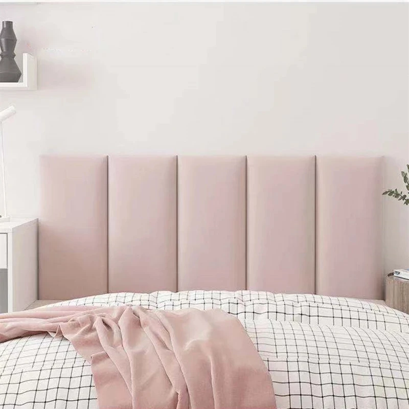 Наклейка на стену для изголовья кровати, декор спальни, защита от ударов для ребенка, самоклеящаяся мягкая панель Татами, 3D изголовье Tete De Lit.