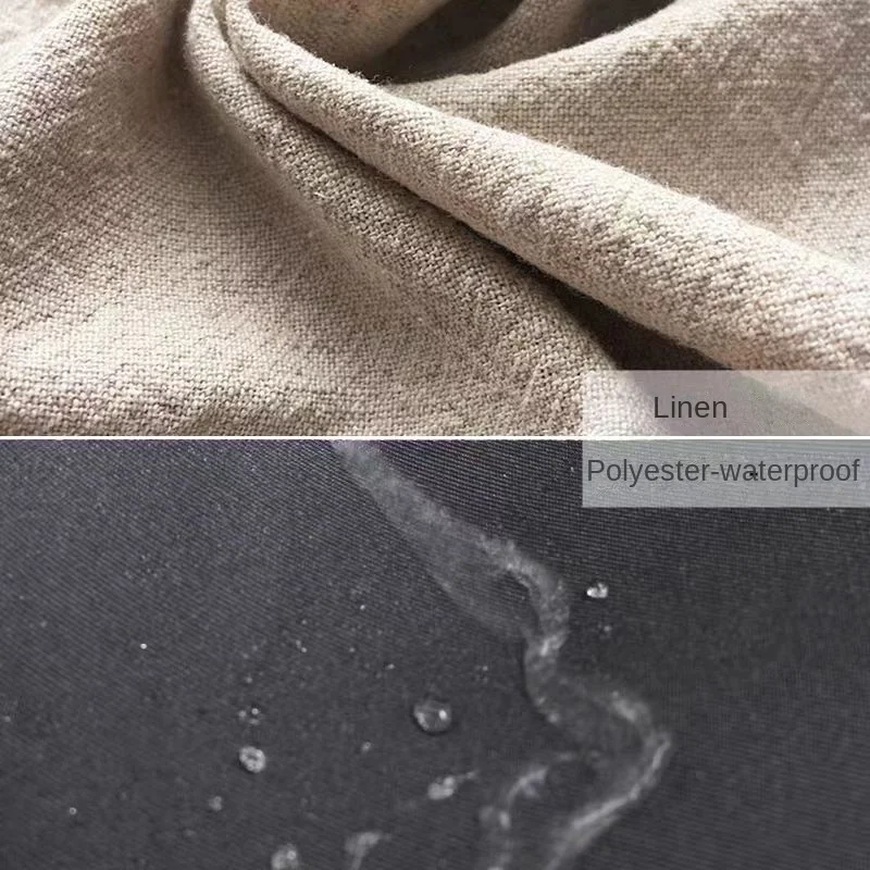 Современный льняной фартук унисекс для мужчин и женщин. Стиль: японский короткий