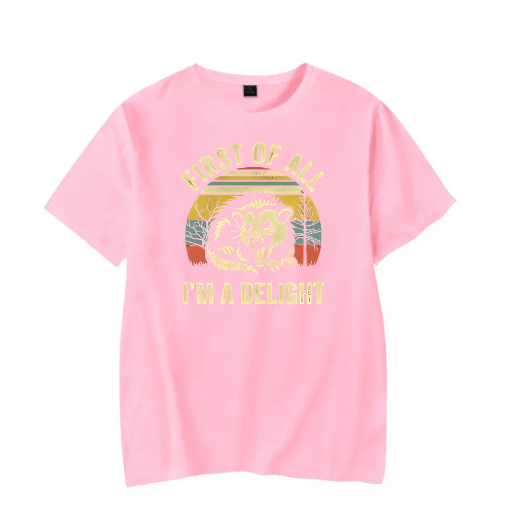 В первую очередь я радует Opossum Possum merch футболка с коротким рукавом и круглым