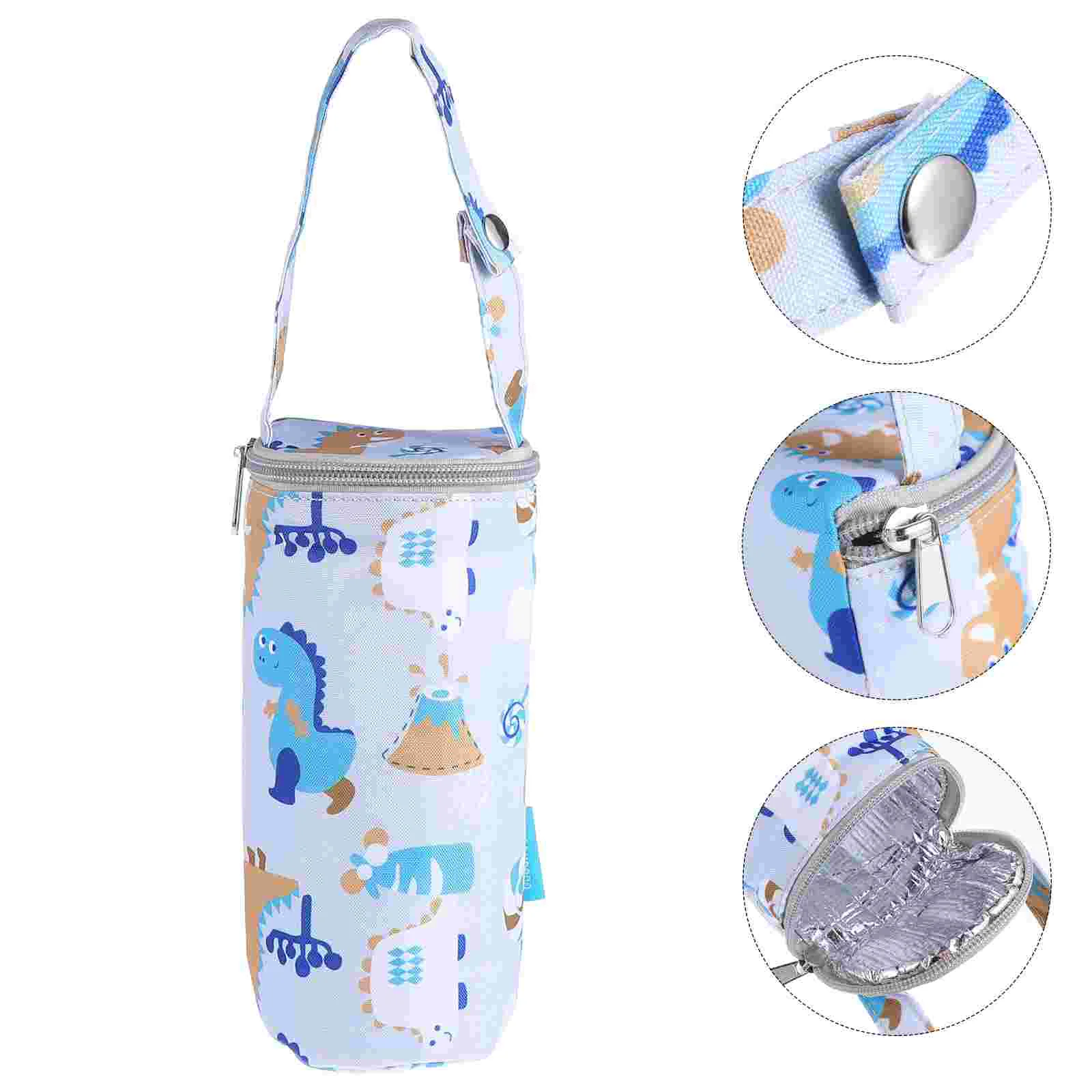 

Bottle Insulated Carrier Water Bottle Strap Bag Travel Outdoor Bottle Keep Warm Carrying Sleeve 20X12X1cm