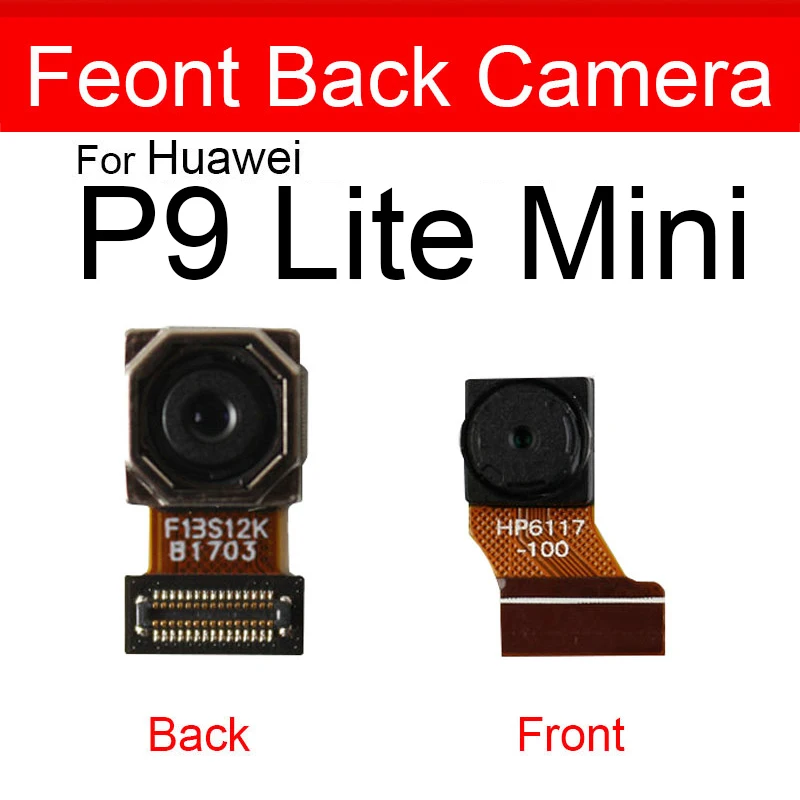 Front Rear Camera Module For Huawei P9 Plus Lite Mini 2017 Main Back Big Facing Small Flex Cable Replacement | Мобильные телефоны и
