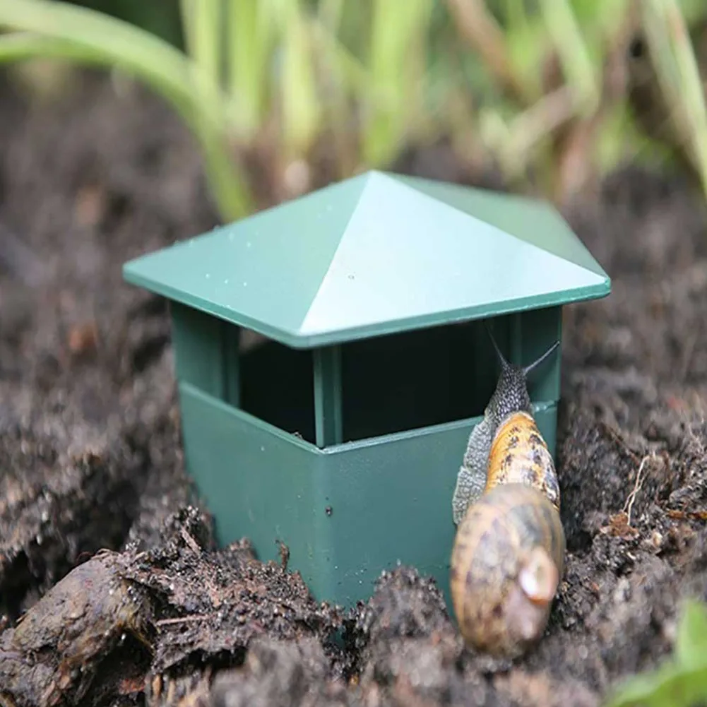 1pcs Snail Trapper Eco-friendly Snail Cage Slug House Snail Trap Catcher Pests Bait Tools Animal Pest Repeller Farm Protector